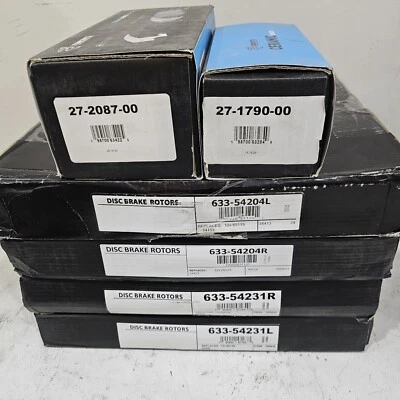 R1 Drilled & Slotted Front & Rear Brake Kit w Ceramic Pads For Ford F-150 15-17 - Image 1 of 4