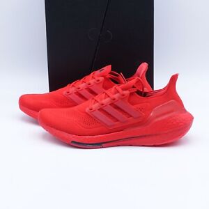 Size 11 Men's adidas Ultraboost 21 Sneakers FZ1922 Triple Red