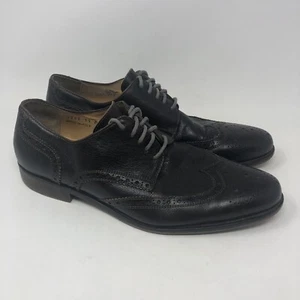 Beauty Mens Sak's Fifth Avenue Wingtip truman ITALY Oxfords size 11 M $350 Brown - Picture 1 of 11