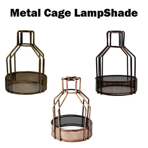 Lámparas Colgantes de Techo Retro Estilo Loft Metal Jaula Pantalla Lámpara Vintage Industrial - Imagen 1 de 12