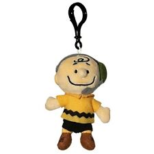 JINX Snoopy in Space Charlie Brown Mission Control Clipsters 4-in Plush Hangers