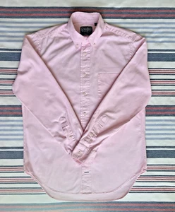 Gitman Bros Vintage Shirt Pink Spring Oxford Medium Mens Button Down Made in USA - Picture 1 of 10