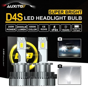 2x AUXITO D4R/D4S/D4C LED Headlight Bulbs HID XENON Replacement 20000LM Bright - Picture 1 of 9