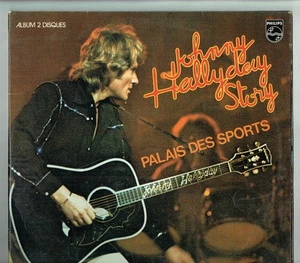 2 x 33T Johnny HALLYDAY STORY Vinyles LP 12" PALAIS DES SPORTS -PHILIPS 6641 559 - Picture 1 of 10