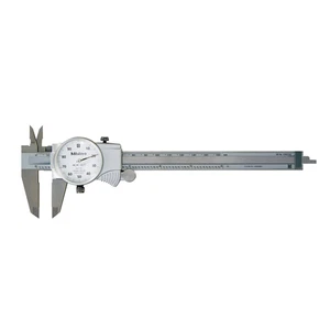 505-742J Dial Caliper, 0.1" per Rev, 0-6" Range, 0.001" Accuracy - Picture 1 of 12