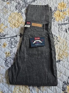 Bill Bass Black Jeans Women's Tag Size 14 Average Easy Fit Retro 90s Mom High - Picture 1 of 7