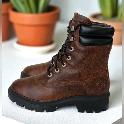 Timberland Cortina Valley 6” botas de cuero impermeables 7,5 Foto 1 de 4