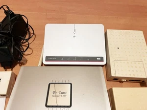 T-Com Speedport W700V, Eumex 300IP, NTBAs inkl CDs und Beschreibungen - Bild 1 von 8