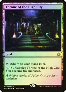 MTG FOIL Throne of the High City  - Conspiracy: Take the Crown #080 - Picture 1 of 1