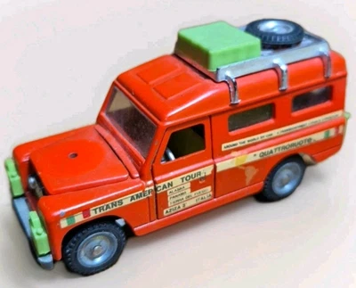 macchinina Land Rover 109 Aziza Mebetoys 1/43 Quattroruote Trans American Tour - Immagine 1 di 4