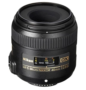 Nikon AF-S DX Micro-NIKKOR 40mm f/2.8G Close-up Lens for Nikon DSLR Cameras - Picture 1 of 8