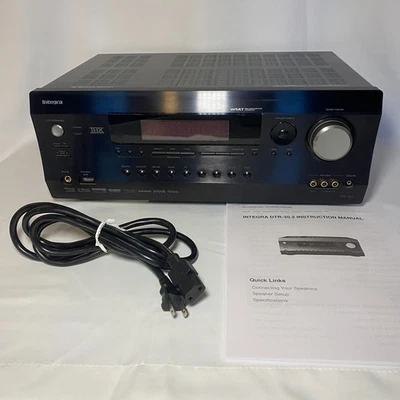 Integra DTR-30.2 7.2 Channel 100Watt A/V Network THX Select2 Stereo Receiver EUC - Image 1 of 4
