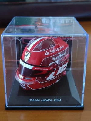 Spark 2024 Charles Leclerc F1 Helmet 1:5 Scale - 2024 Casco Leclerc - Immagine 1 di 4
