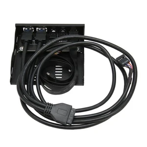 Front Panel USB 3.2 Hub 10Gbps Plug And Play Iron Shell Floppy Disk Reader Fo CB - Afbeelding 1 van 22