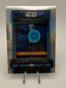 2025 Topps Chrome Star Wars Bo-Katan Kryze Secret Bonus Stage Card SSP #BS-BK - Foto 1 di 2