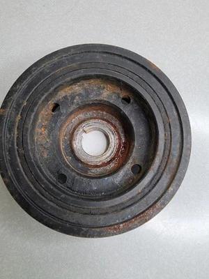 2002-2005 Subaru Impreza WRX polia de equilíbrio de virabrequim com nervuras OEM usado 5012187 - Imagem 1 de 4