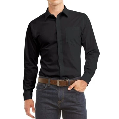 Desire Collection Men's Long Sleeve Classic Fit Pocket Dress Shirt - Image 1 of 4