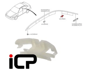 6x Rear Window Screen White Clips: Fits Subaru Impreza Saloon 00-07 WRX STi WR1 - Picture 1 of 1