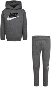 Nike Club Fleece HBR 2pc Set for Boys Size 6 Gray New - Picture 1 of 4