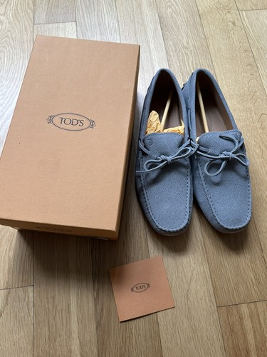 TOD’S Mocassino Tod's Uomo GOMMA MOCASSINO DARK CLAY Gommino Scarpe da Guida 38 Grigio