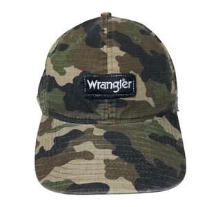 Wrangler Slideback Hat Camouflage OSFM Adjustable Embroidered Vented Holes - Picture 1 of 8