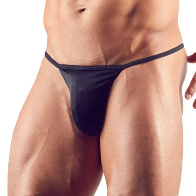 Herren String S - XL Badestring Badehose Badequalität schwarz sexy "Mickey" - Bild 1 von 4