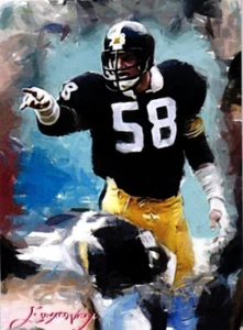Jack Lambert 2018 Autentico Artista Firmato Edizione Limitata Stampa Card 15 di 50 - Foto 1 di 4