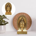  Candle Holder Decoration Decorative Buddhism Meditating Buddha Statue Desktop