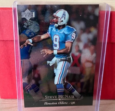 1996 Upper Deck Silver Steve McNair #132  Football  Houston Oilers - Image 1 of 2