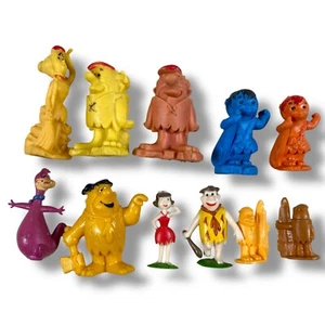 Vintage Flintstones Fred Feuerstein Figuren Sammlung Gummi u.a. 1980er Bully etc - Bild 1 von 15