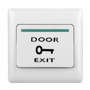 Exit Button Press Release Door Gate Lock Access Open Push Switch Panel Plastic - Picture 1 of 7