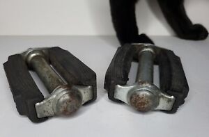Mens Bicycle Pedals 60s 70s Schwinn AMF Ross Columbia Sears Evans Higgins