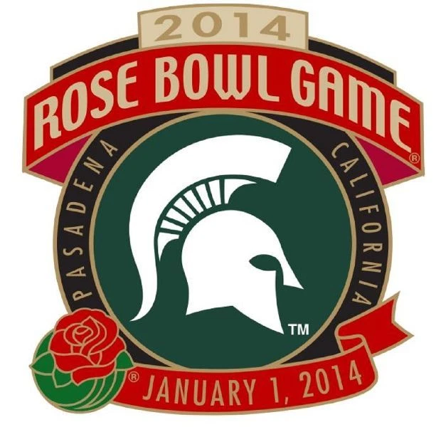 Official 2014 Rose Bowl Game Collectible Pin Michigan State Spartans - Image 1 of 1