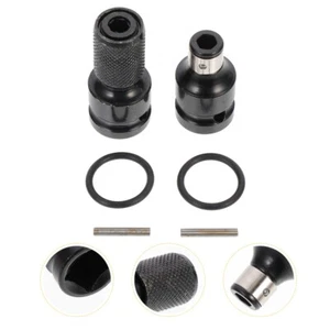 2 Pcs Converter Sleeve Accessories for Electric Wrench Adapter Drill Chuck - Picture 1 of 12