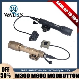 WADSN Tactical M300 M600 Waffenlicht mit Modbutton Fit Keymod Mlok Light - Bild 1 von 29