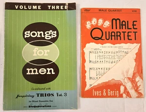 Vintage 1950-60s CHURCH SONGBOOKS Male Quartet & Songs For Men SINGSPIRATION - Picture 1 of 6