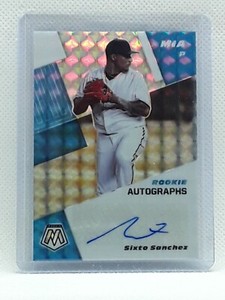 Sixto Sanchez 2021 Mosaic Baseball - ROOKIE AUTO - Miami Marlins