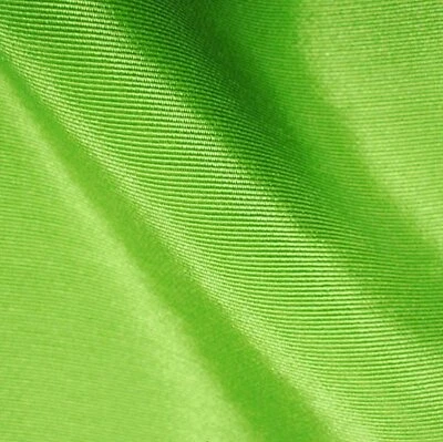 Hermosa tela texturizada verde manzana bengalina 60" de ancho poliéster Foto 1 de 2