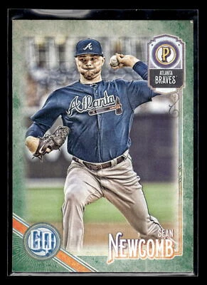 2018 Topps Gypsy Queen #221 Sean Newcomb  Green Atlanta Braves Mint+ - Image 1 of 2