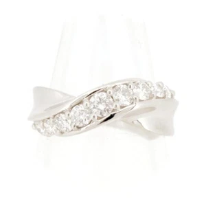 MONNICKENDAM Diamond Ring Milky Way 0.53ct US Size 4.5 Pt900 (Platinum) - Picture 1 of 9