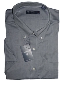 Daniel Cremieux kurzärmeliges Shirt XL dunkelblau Birdseye neu mit Etikett (DSS508) - Bild 1 von 2