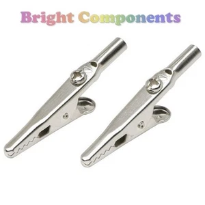 Pack of 5 Crocodile Clip - Screw & 4mm Socket Terminal - UK Seller - Picture 1 of 1