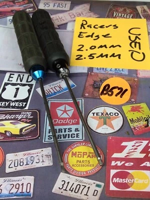 Racers Edge Allen Wrenches {1Pc. X 2mm & 1Pc. X 2.5mm} -USED- USA Shipped - Image 1 of 4