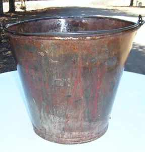 Cubo galvanizado vintage coleccionable CN Canadian National Railroad utilitario de carbón - Imagen 1 de 12