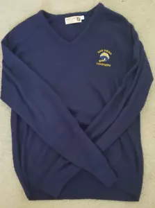 Vintage Logo 7, Inc San Diego Chargers V Neck Sweater Navy Made in USA NFL-Large - Picture 1 of 4