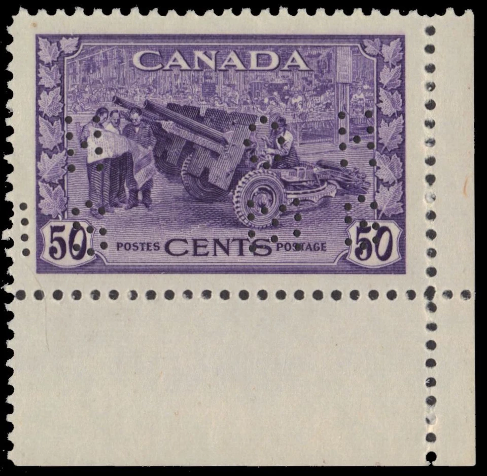CANADA O261 - War Effort Munitions Factory "OHMS" (pf22229) NH $112 - Image 1 of 1
