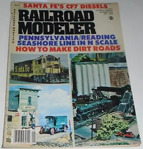 Railroad Modeler Magazine Vol 8 No 9 September 1978 Santa Fe's CF7 Diesels B&W - Picture 1 of 12