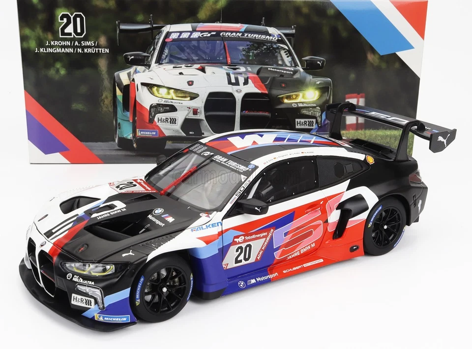MINICHAMPS 113222021 BMW - 4-SERIES M4 GT3 TEAM SCHUBERT MOTORSPORT N 20 24h NUR
