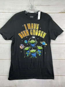 Disney Toy Story T-Shirt Men's M Short Sleeve I Have Been Chosen Alien Black NWT - Picture 1 of 8