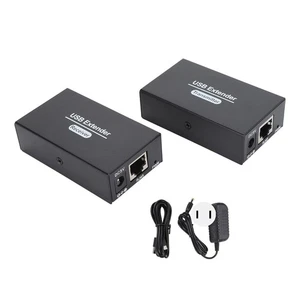 USB Extender 262ft Over Single Ethernet Cat5e 6 7 USB RJ45 LAN Extender With 4 - Bild 1 von 22